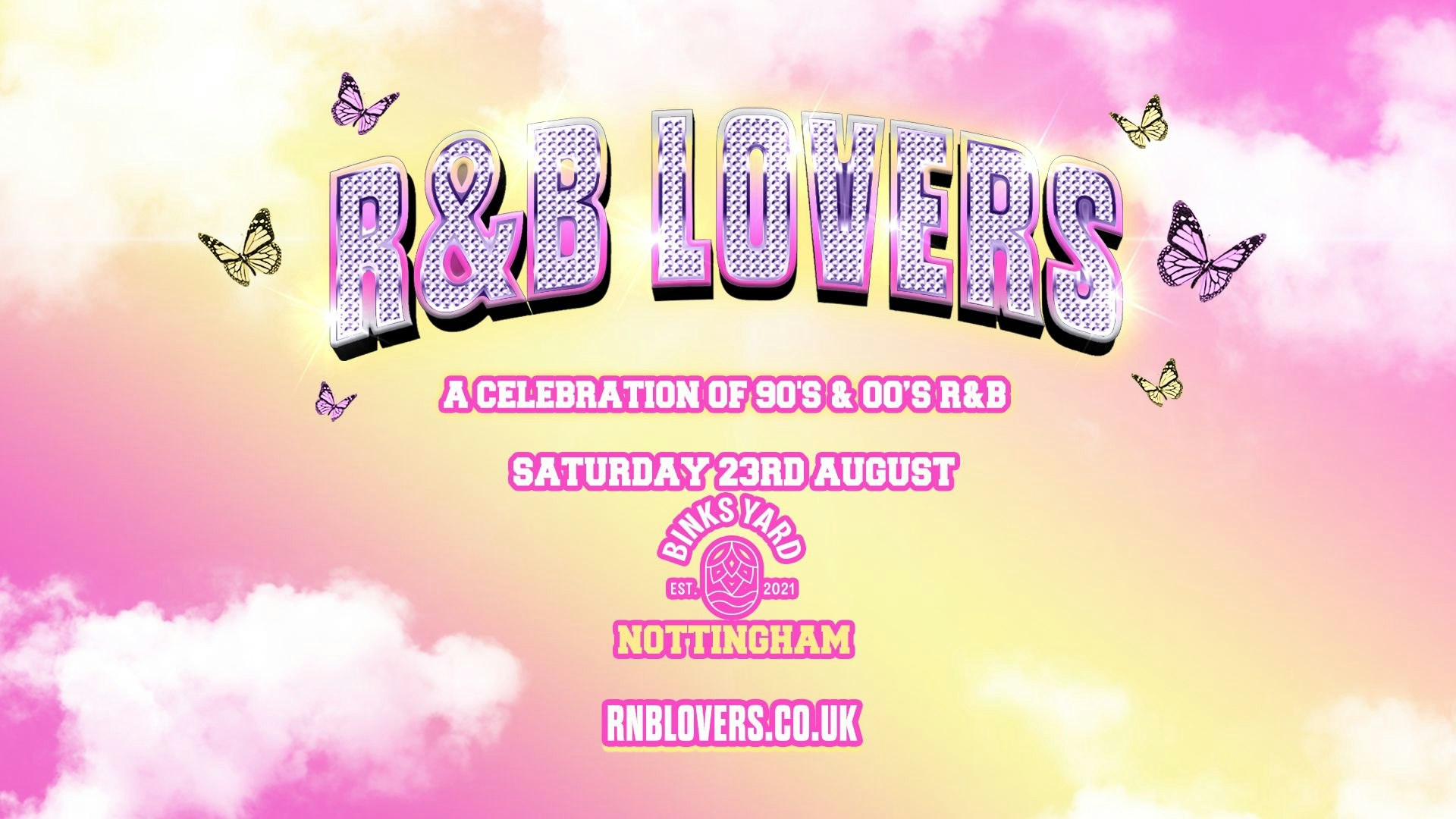 R&B Lovers – Saturday 23rd August [PRE-SALE TICKETS ON SALE NOW!]