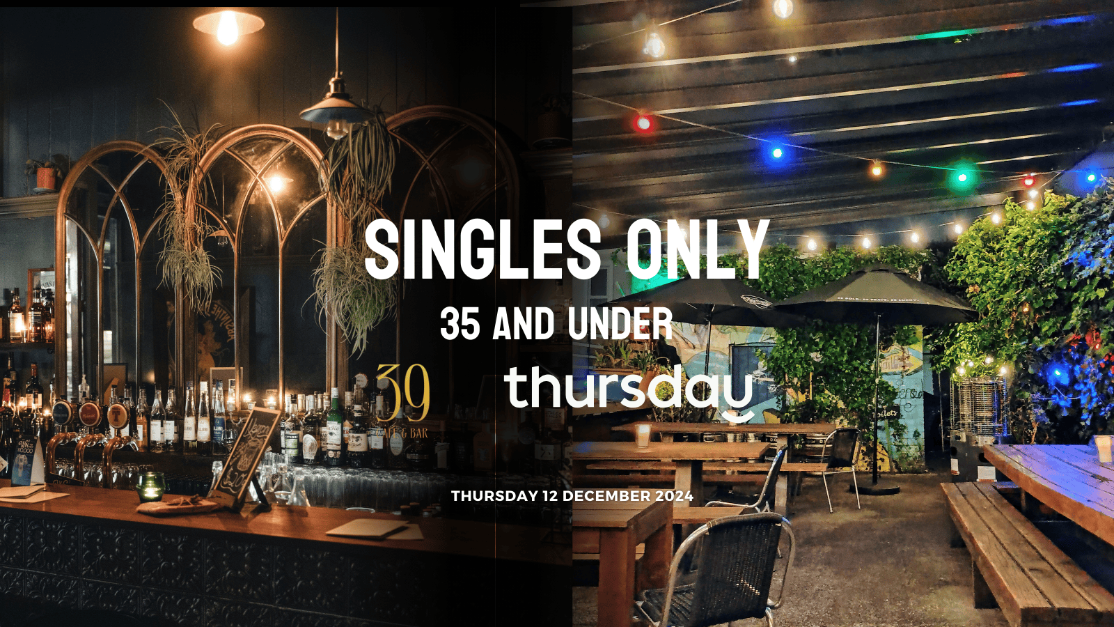 Thursday | Thirty Nine Ponsonby (35 and under) | Auckland