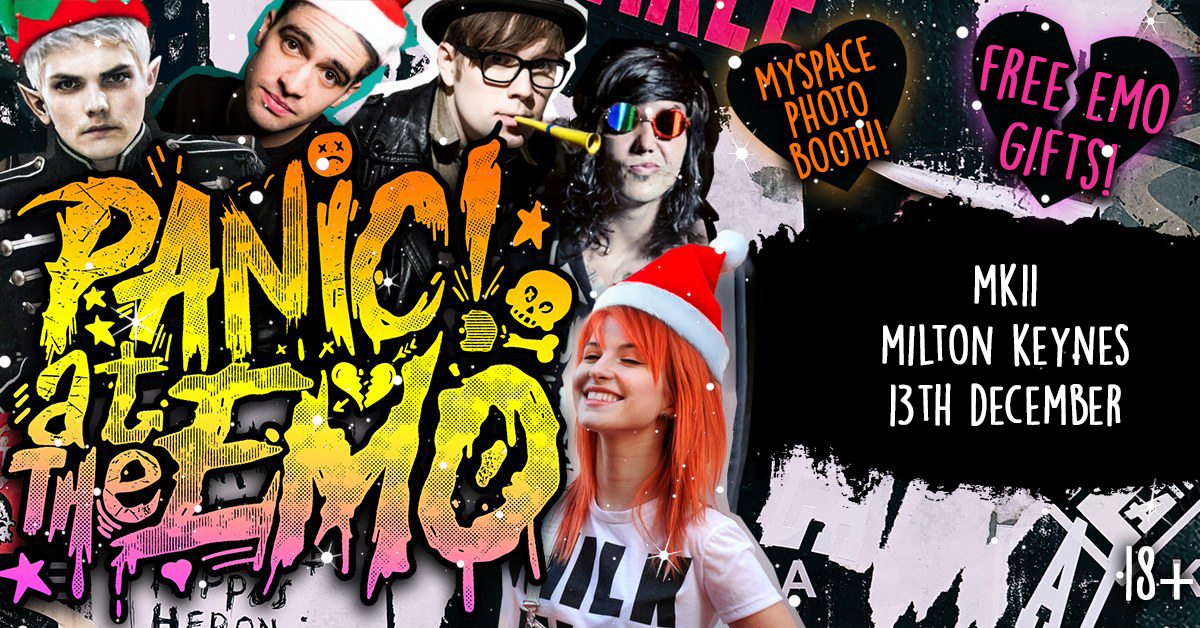 Panic At The Emo: Christmas Special Clubnight at MK11, Milton Keynes