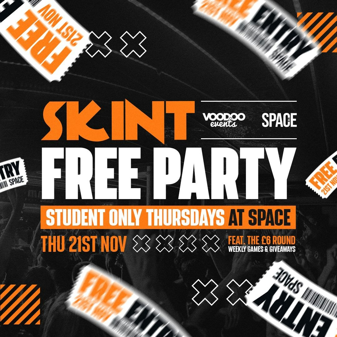 Skint Thursdays – Free Party at Space Leeds 21st November