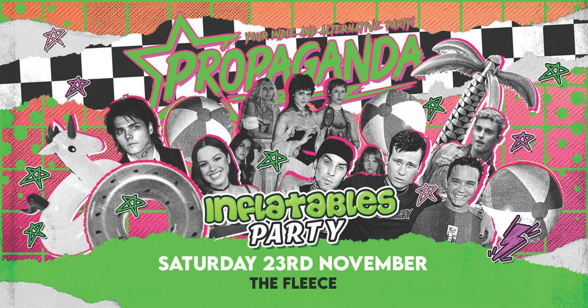 THIS SATURDAY! Propaganda Bristol – Inflatables Party!