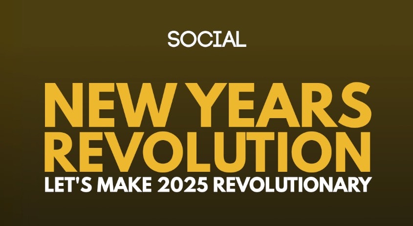 NEW YEARS REVOLUTION – SOCIAL STAFFORD – NEW YEARS EVE