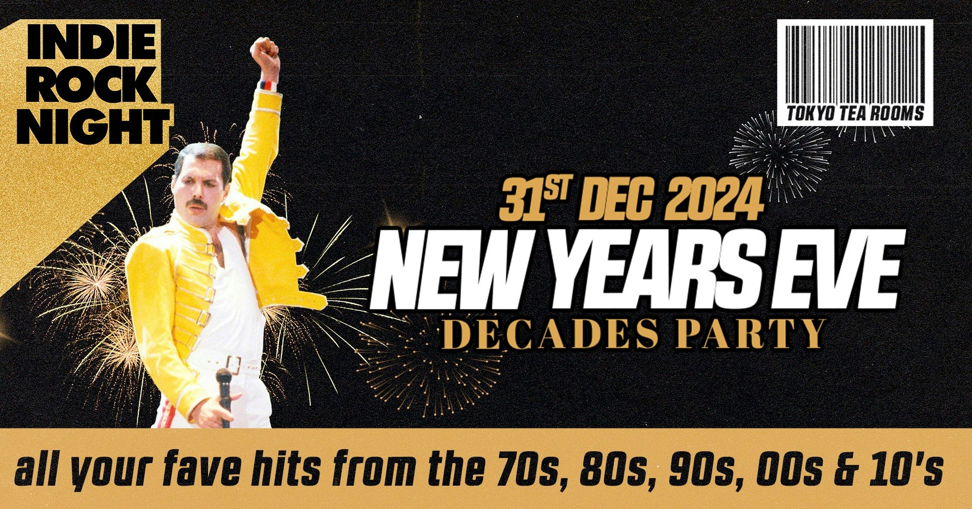 Indie Rock Night ∙ NEW YEARS EVE DECADE’S PARTY ∙ Canterbury *SOLD OUT*