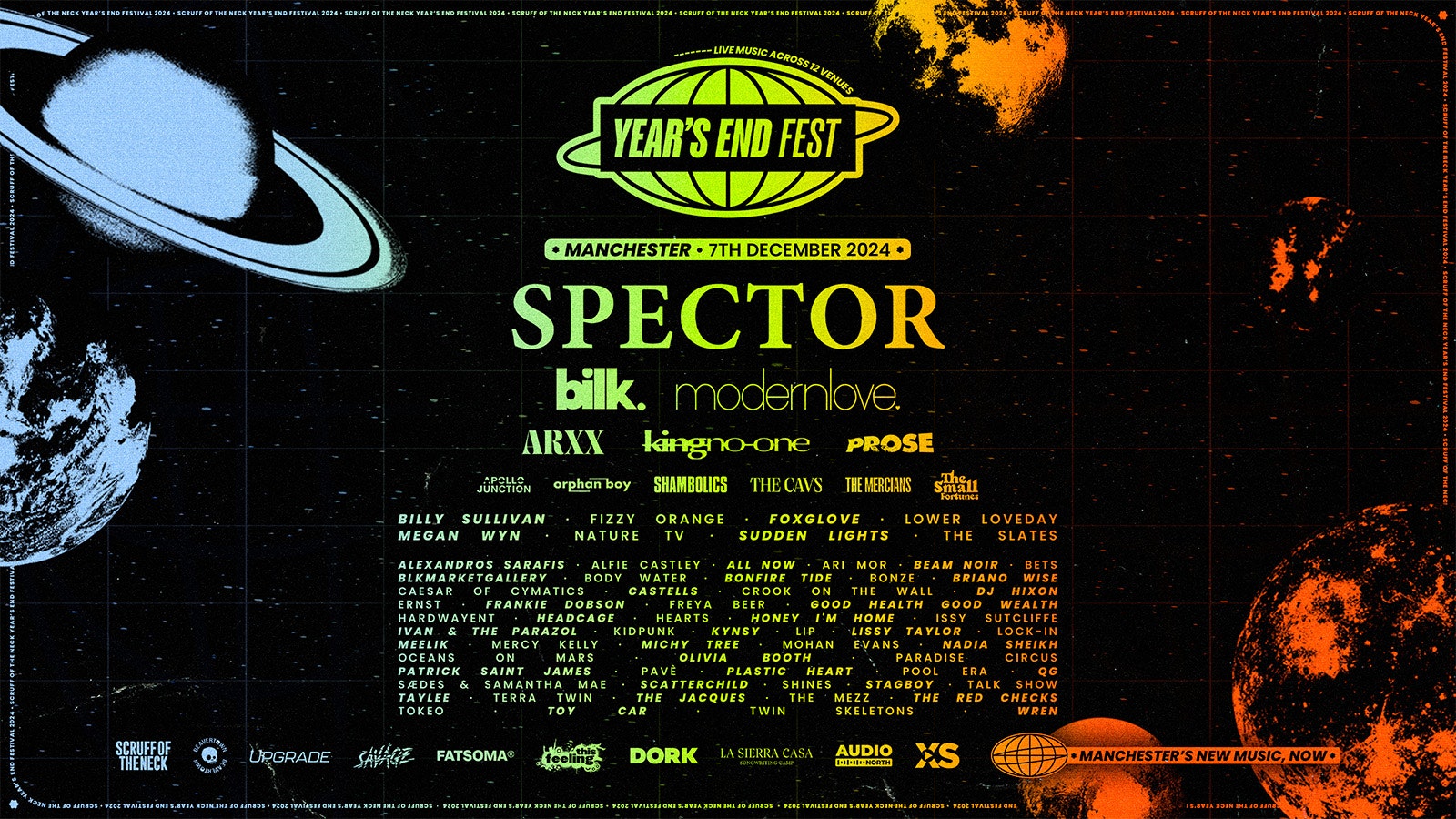 Year's End Festival 2024 Retro Bar Manchester