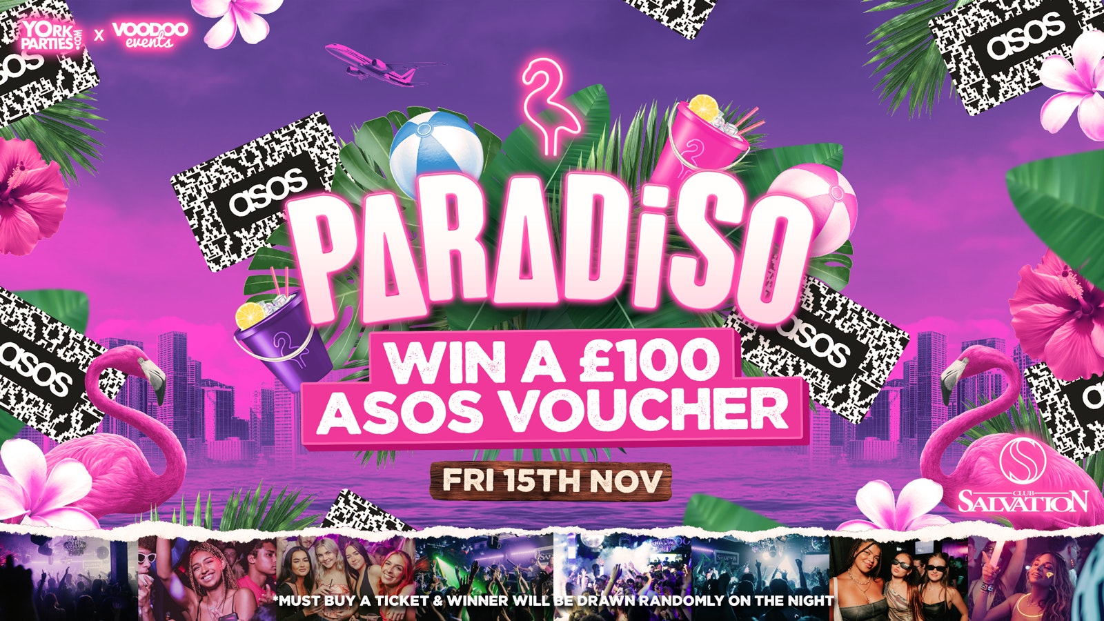 PARADISO FRIDAYS Student Paradise – Win a £100 ASOS Voucher
