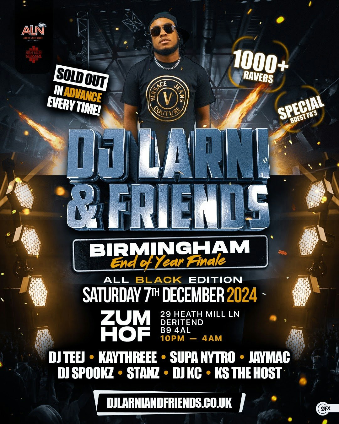 DJ LARNI & FRIENDS – Birmingham End Of Year Party