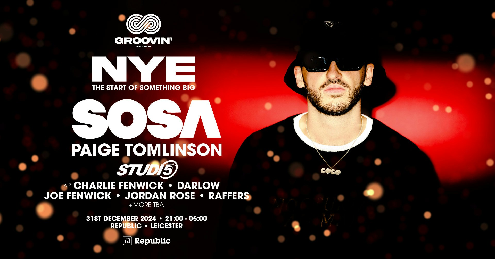 Republic Presents: A Groovin’ NYE with SOSA and Paige Tomlinson