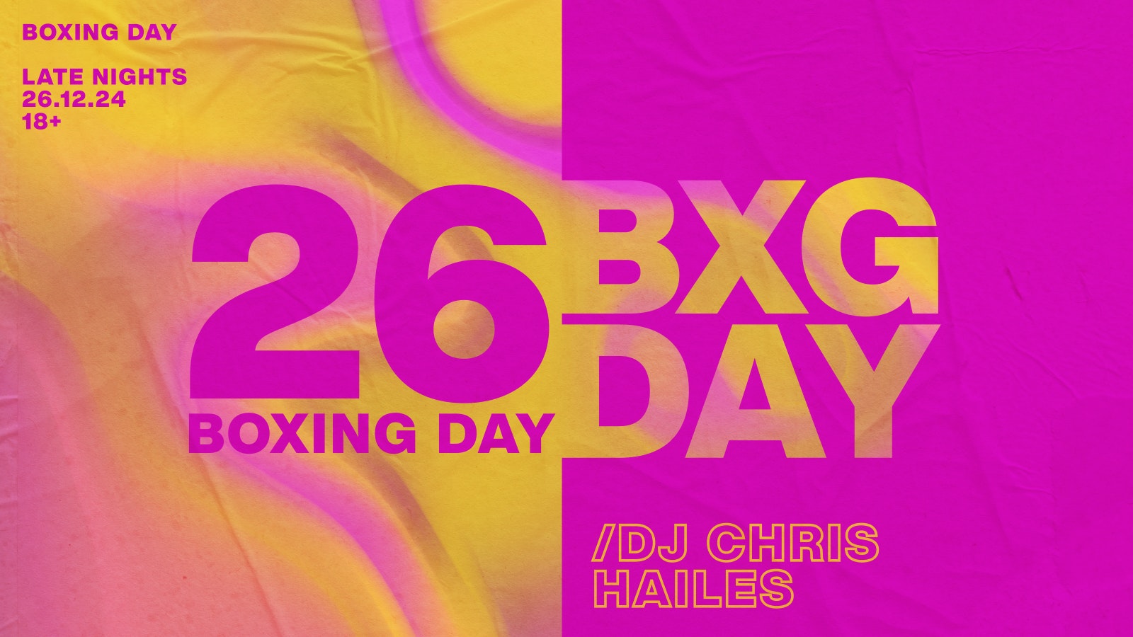 Boxing Day @ Baa Bar