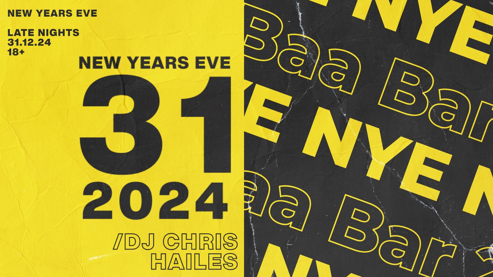 NYE @ Baa Bar