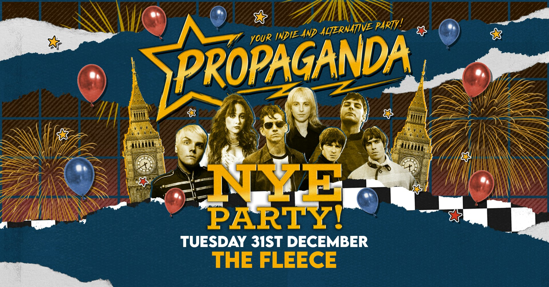 Propaganda Bristol – NYE Party! 50 Tickets available on the doors tonight!