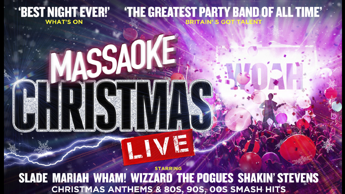 🎅🏼 MASSAOKE CHRISTMAS SINGALONG  LIVE – IT’S THE ULTIMATE LIVE CHRISTMAS PARTY!