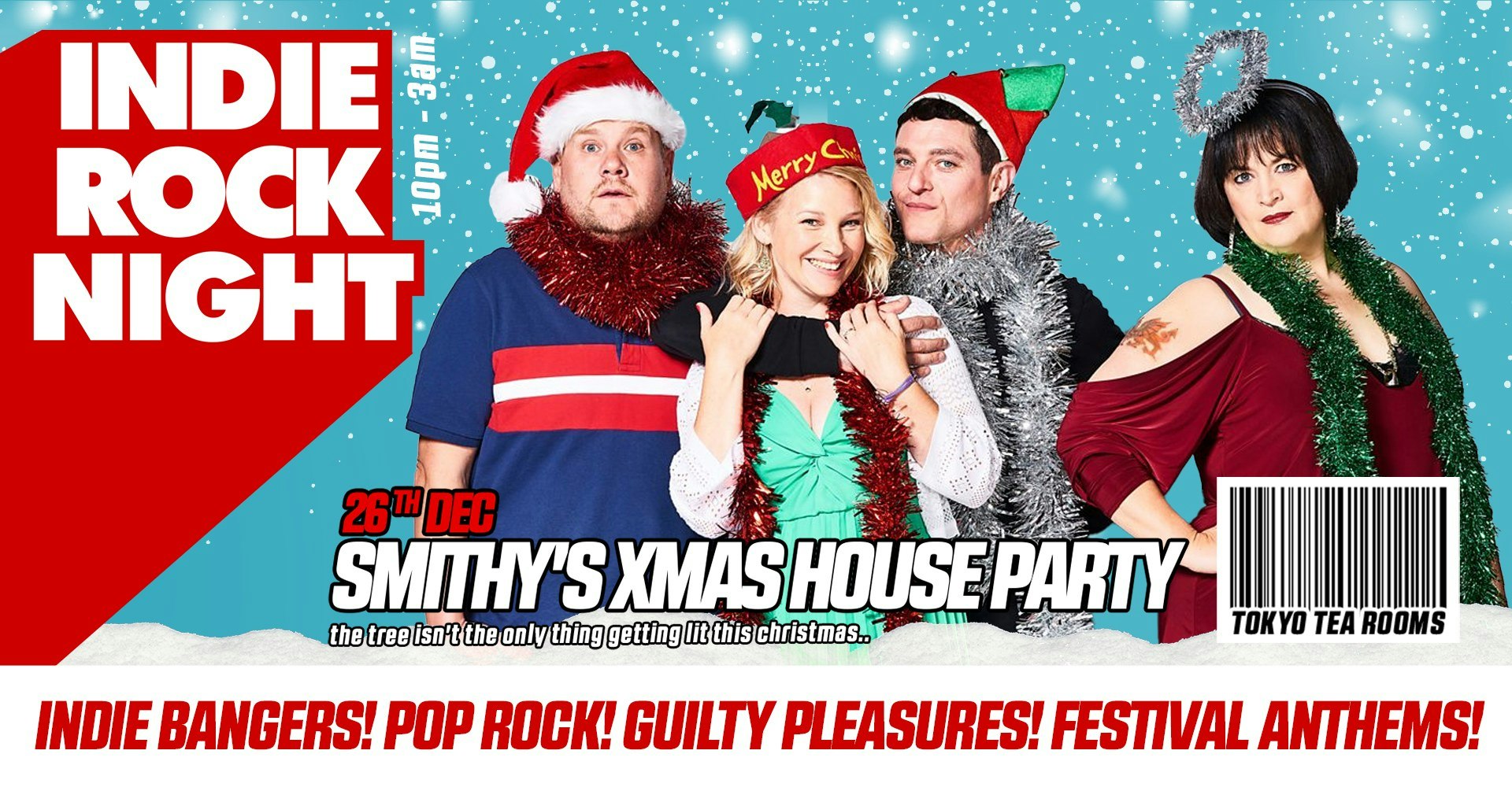 Indie Rock Night ∙ SMITHY’S XMAS HOUSE PARTY