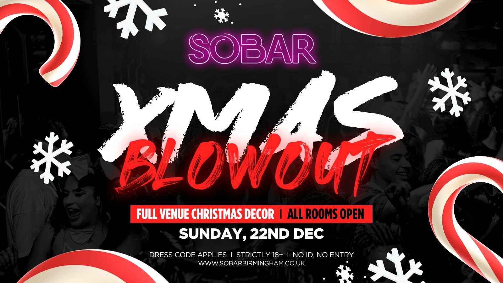 SOBAR’S XMAS BLOWOUT! [22ND DEC]