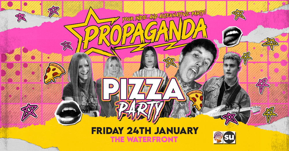 Propaganda Norwich – Pizza Party at The Waterfront!