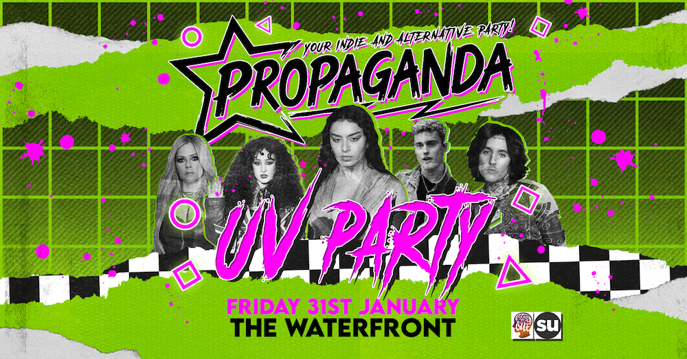 Propaganda Norwich – UV Party at The Waterfront!