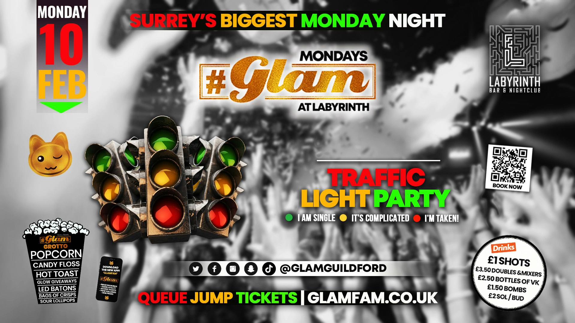 Glam -🚦TRAFFIC LIGHT PARTY🚦 | Monday at Labs 😻