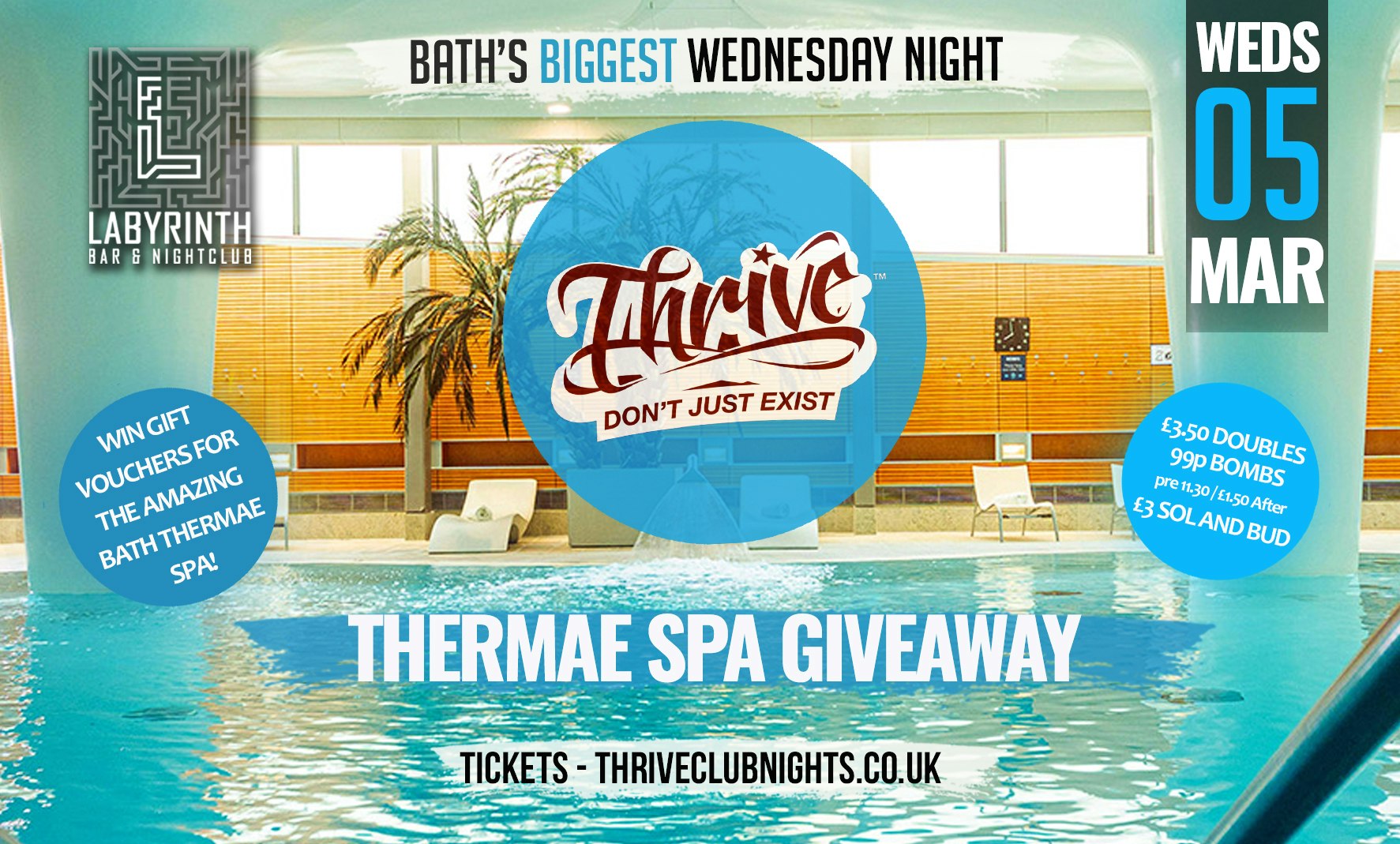 Thrive Wednesdays at Labs – Thermae Spa Giveaway! 🧖‍♂️💆