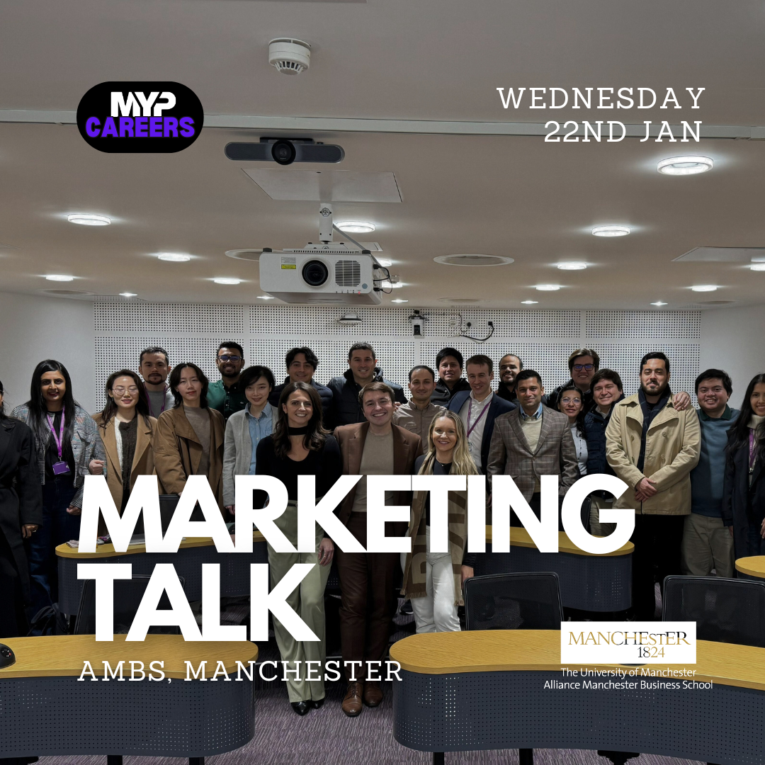 MYP Careers – Marketing Talk @ AMBS – 22.01.25