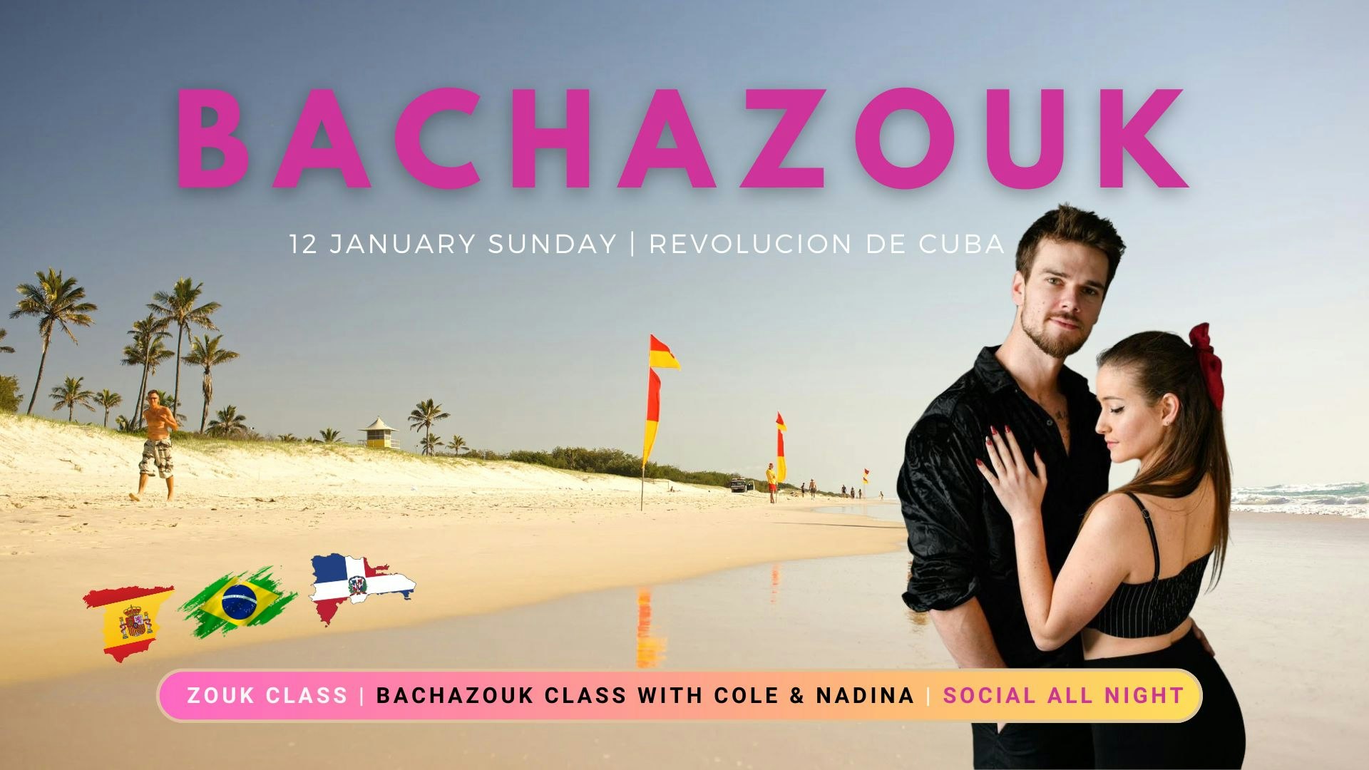 BACHAZOUK MANCHESTER with Cole & Nadina – Sunday 12th January | Revolucion de Cuba