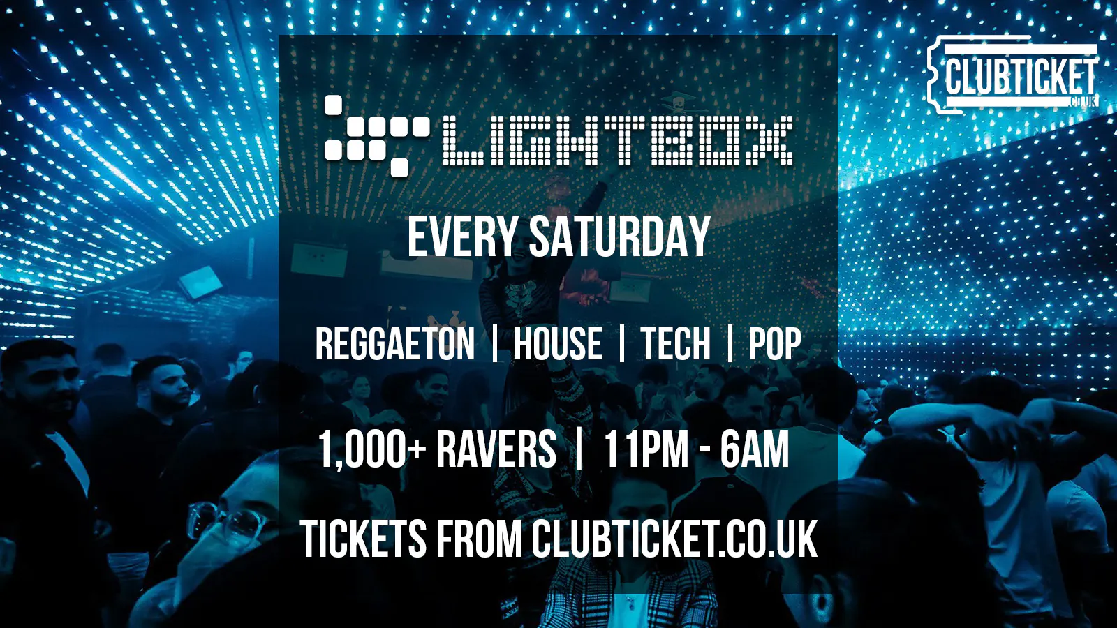 LIGHTBOX EVERY SATURDAY at Lightbox London, London on 25th Jan 2025 ...