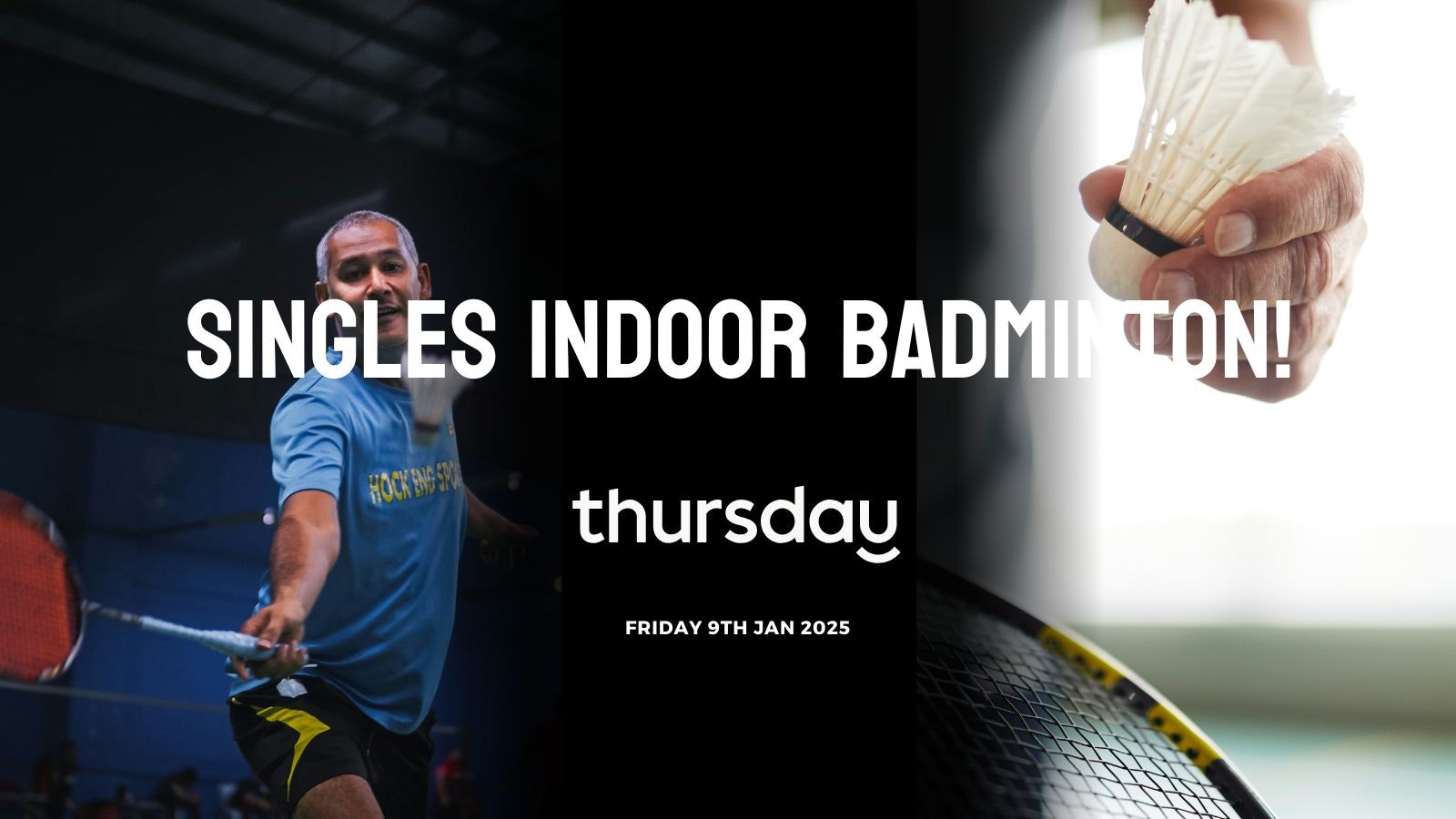 Friday | Singles Indoor Badminton | Shoreditch