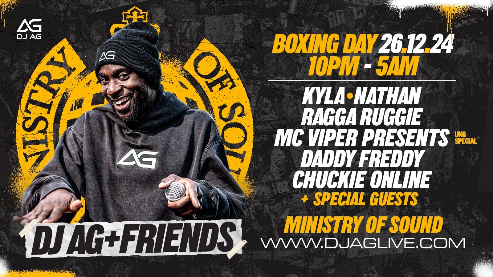 DJ AG & Friends LIVE | Boxing Day at Ministry of Sound 🔊