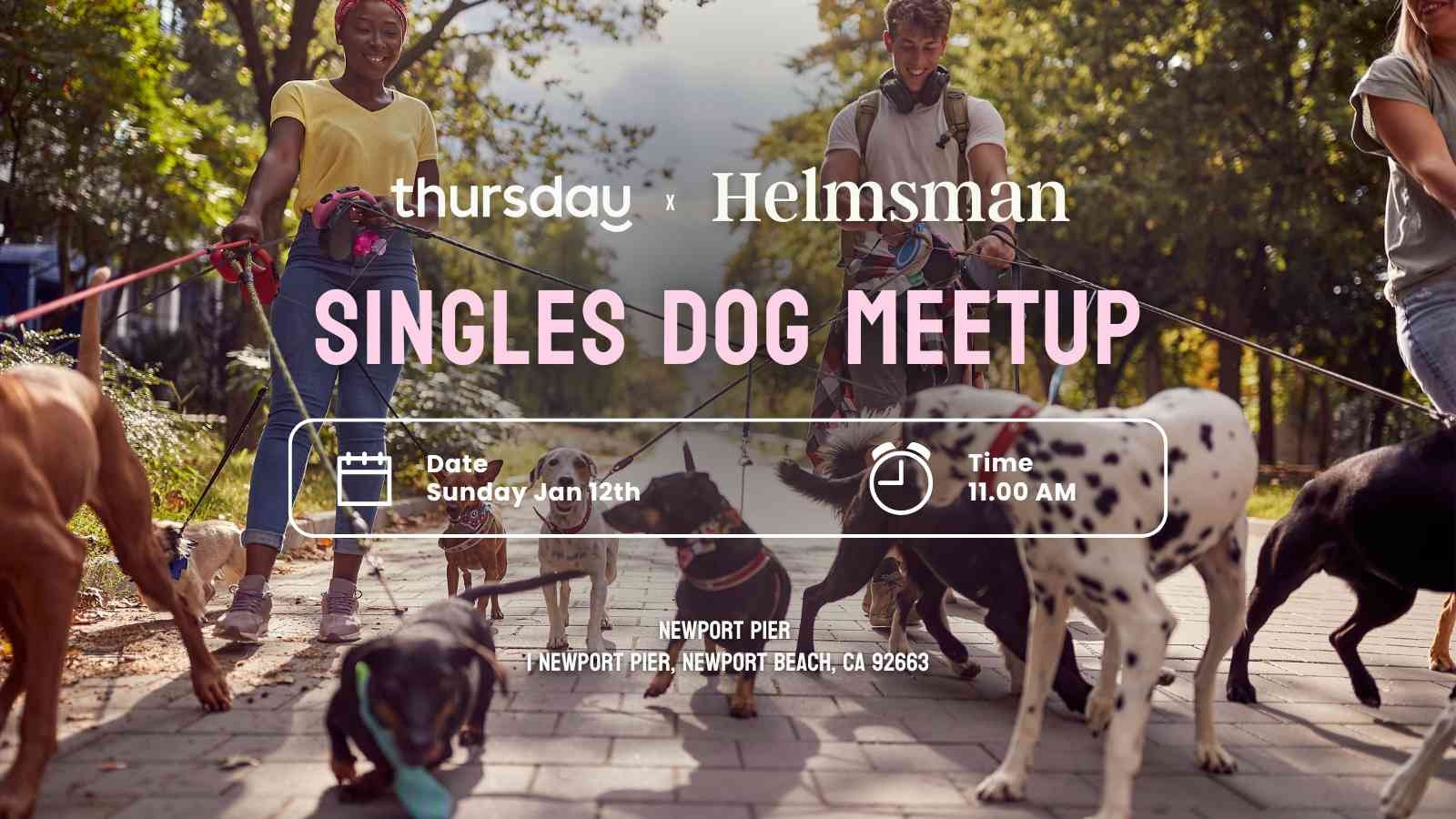 Sunday | Singles Dog Meetup | Newport Pier