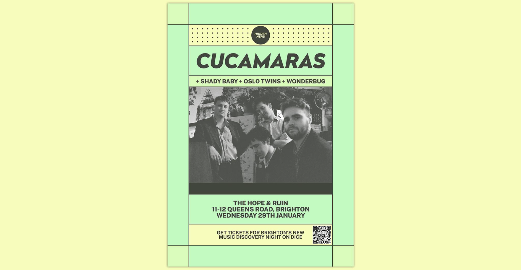 HH Presents: Cucamaras + Shady Baby + Oslo Twins + Wonderbug