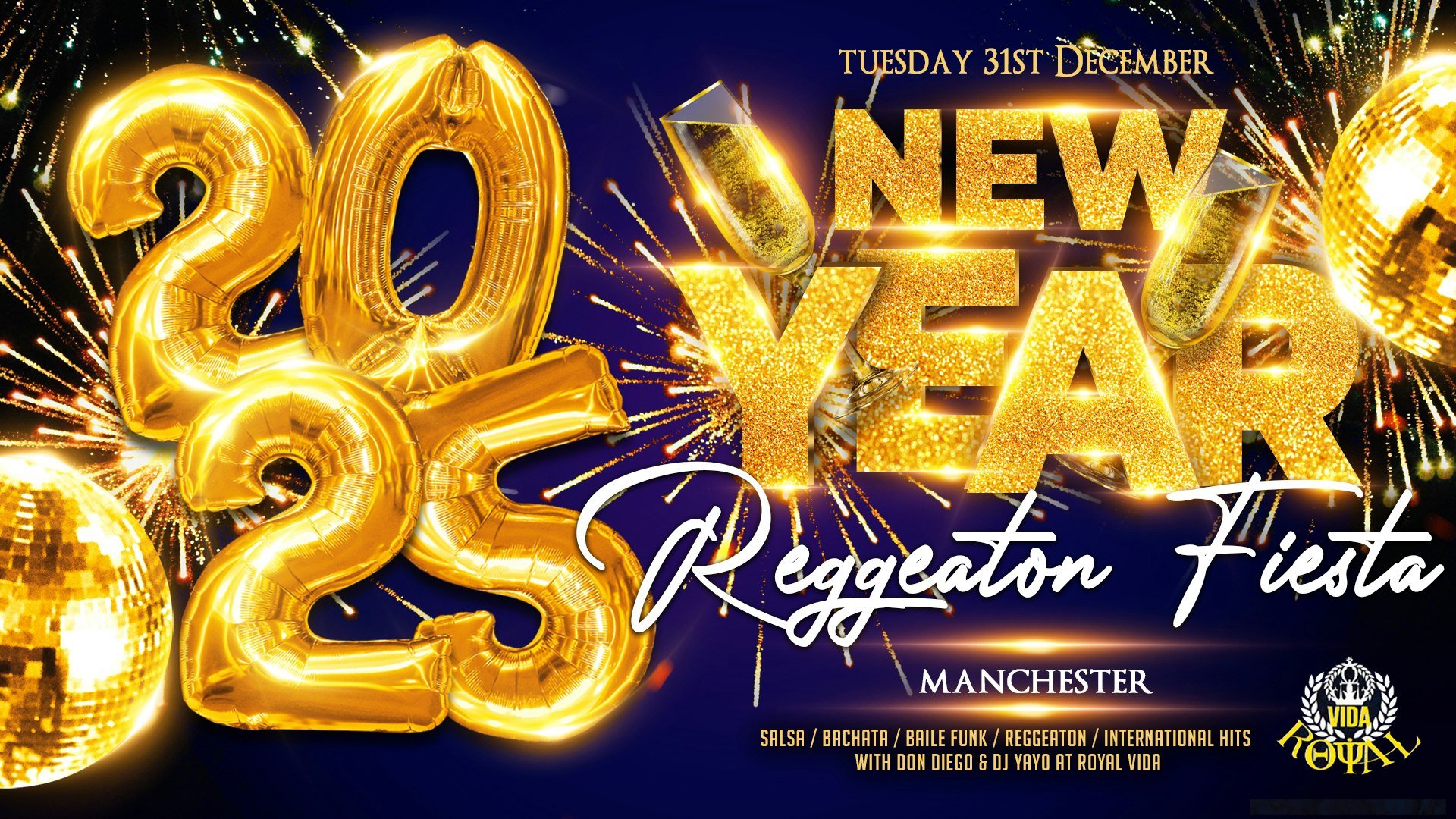 Reggeaton New Year / Fin de Año  | MANCHESTER