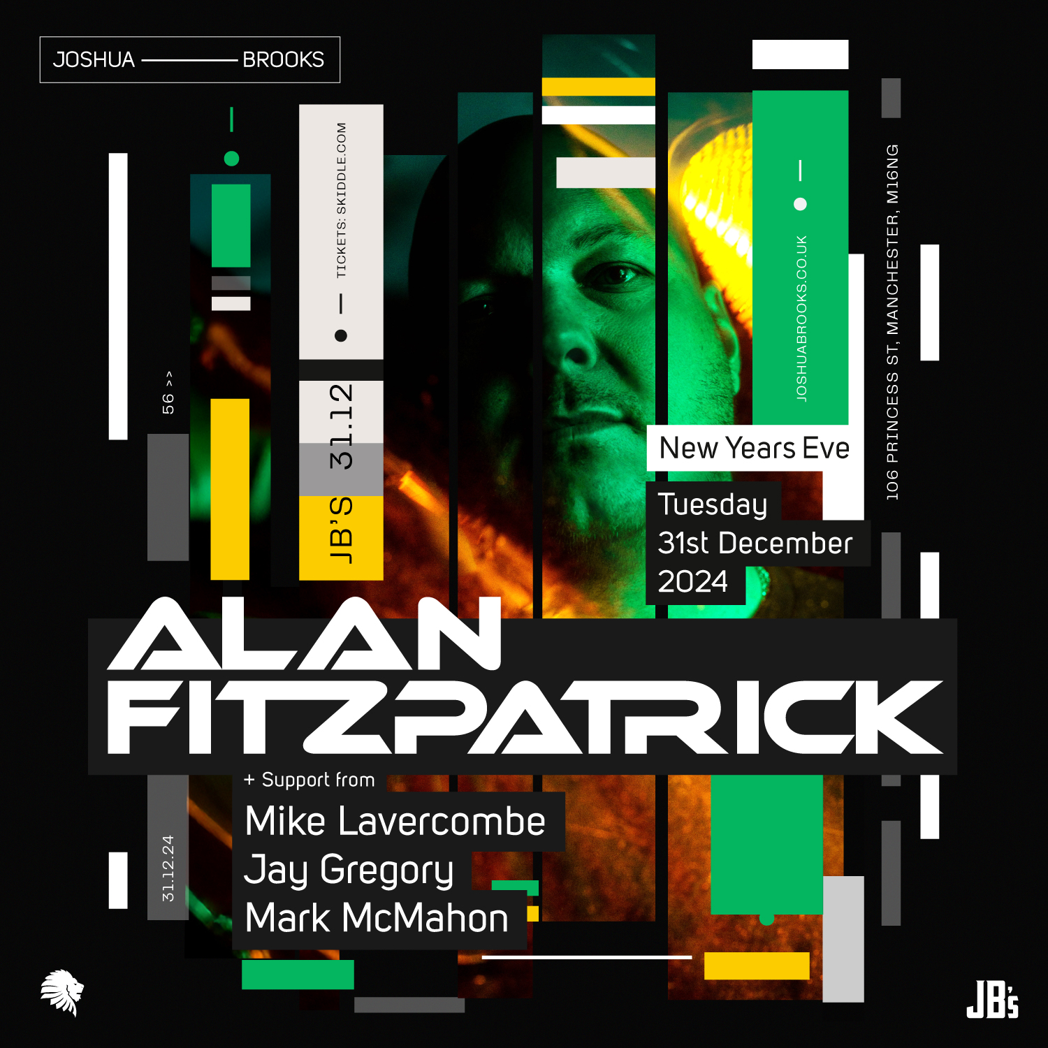 Alan Fitzpatrick [New Year's Eve] at Joshua Brooks, Manchester on 31st ...