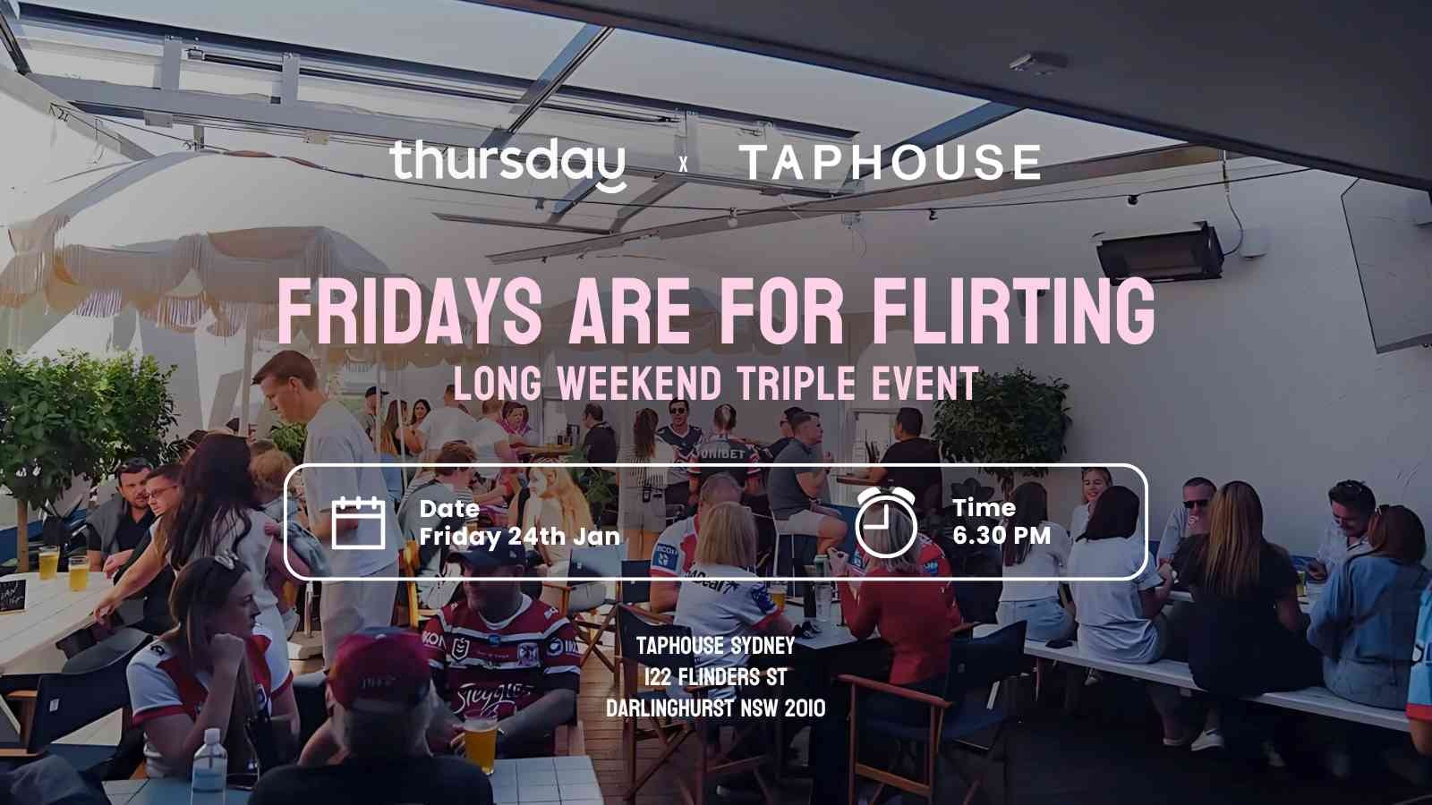 Friday | 🍻 Taphouse | Long Weekend Event #2 | Darlinghurst