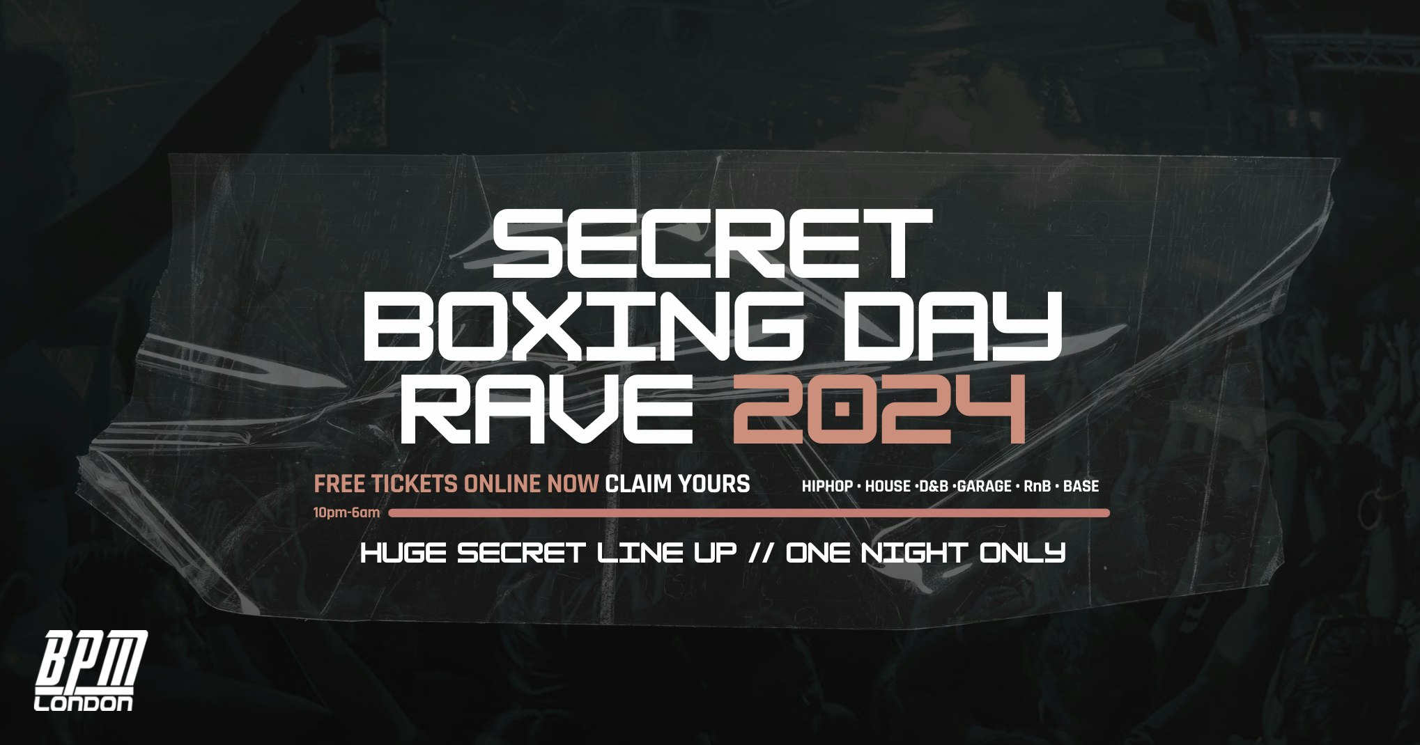 SECRET FREE BOXING DAY RAVE 2024 🔌 London – Claim Now!