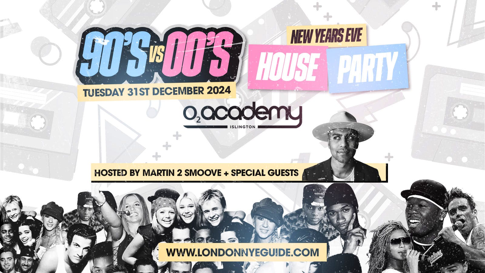 The 90s & 00s New Years Eve House Party @ o2 Academy Islington