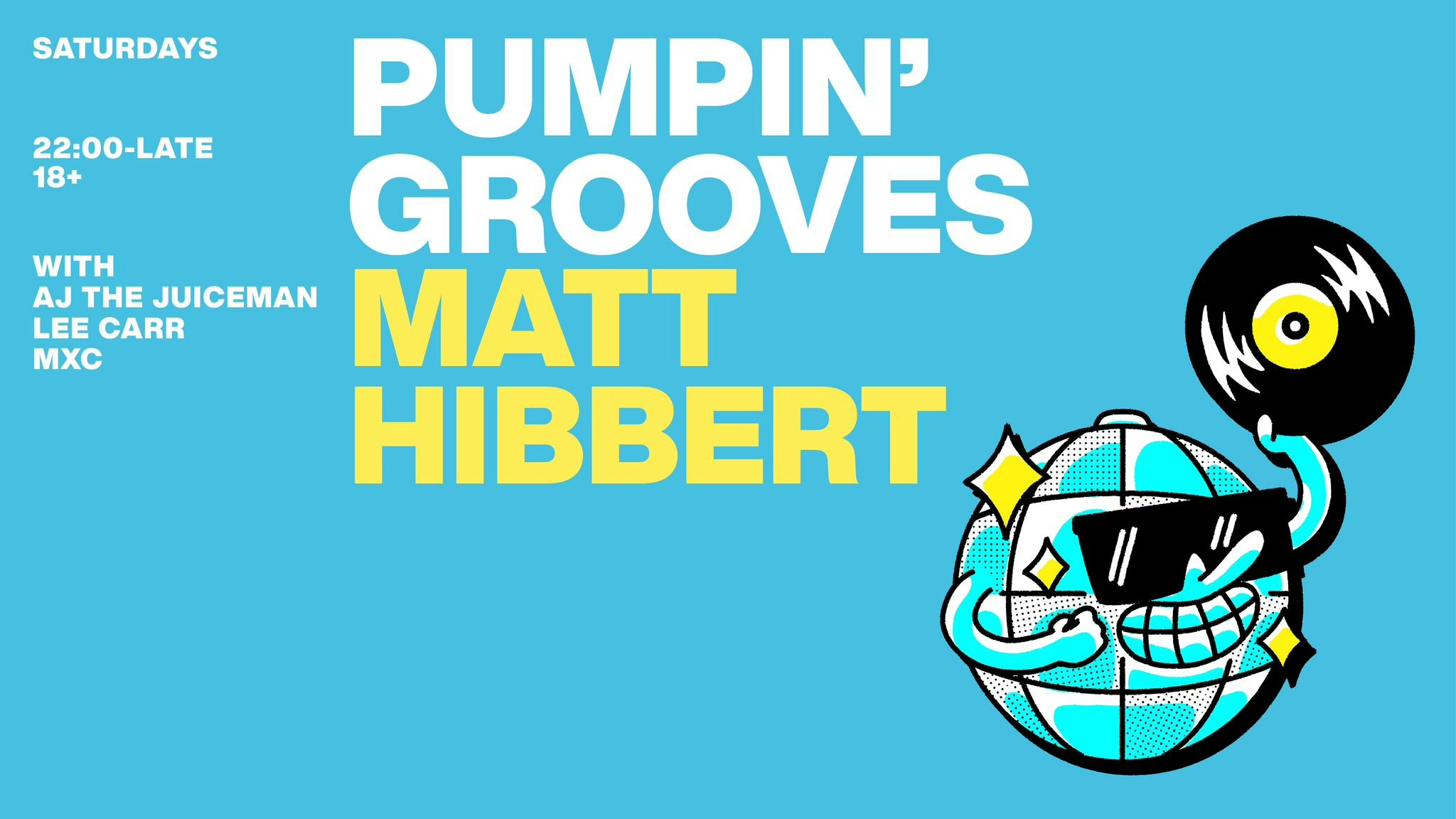 Pumpin’ Grooves – Sat 4th January 2025