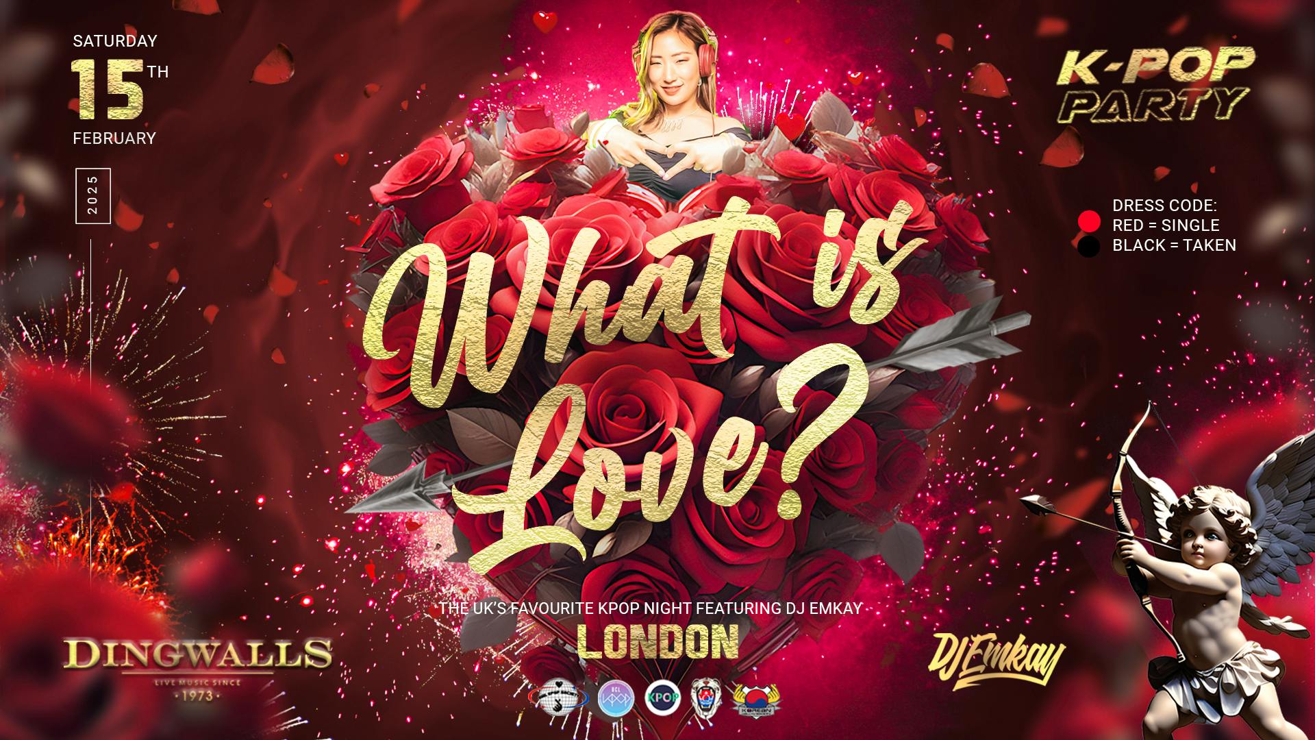 London KPOP PARTY – WHAT IS LOVE? with DJ EMKAY |  Saturday 15th February