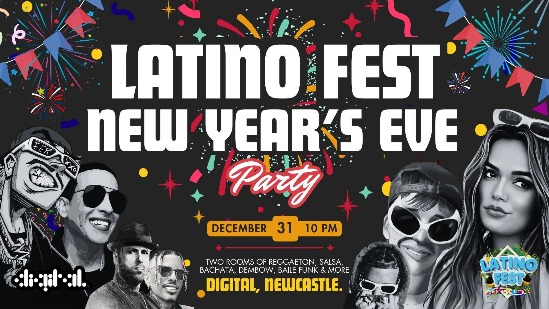 Latino Fest New Years Eve Party (Newcastle)