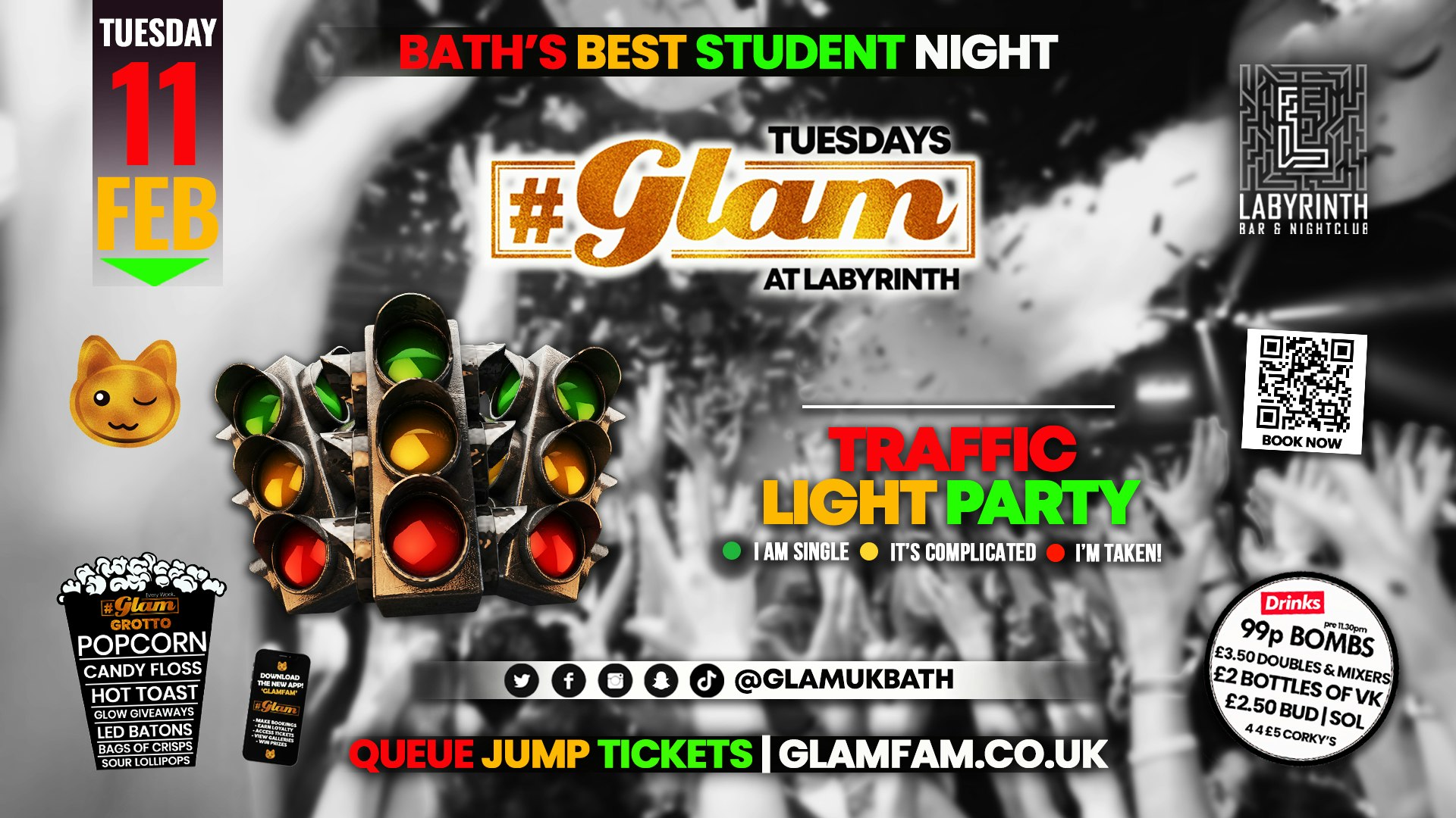 Glam -🚦TRAFFIC LIGHT PARTY🚦 | Tuesdays at Labs 😻