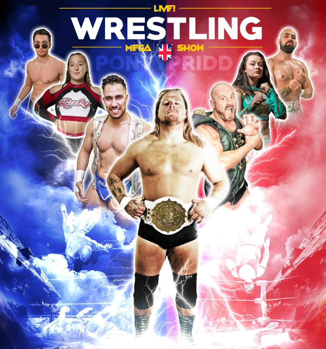 Live wrestling mega show comes to PONTYPRIDD at YMa Pontypridd