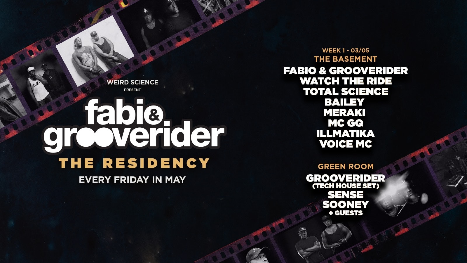 Fabio & Grooverider : The Residency (Week 1)
