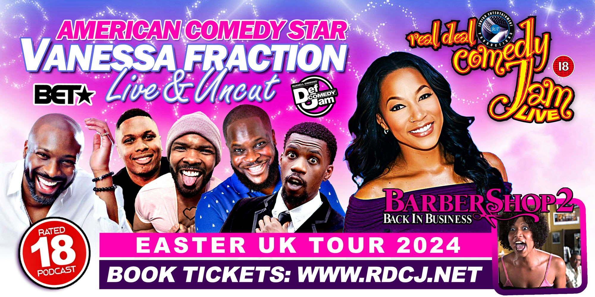 Nottingham Real Deal Comedy Jam Live Easter Show!