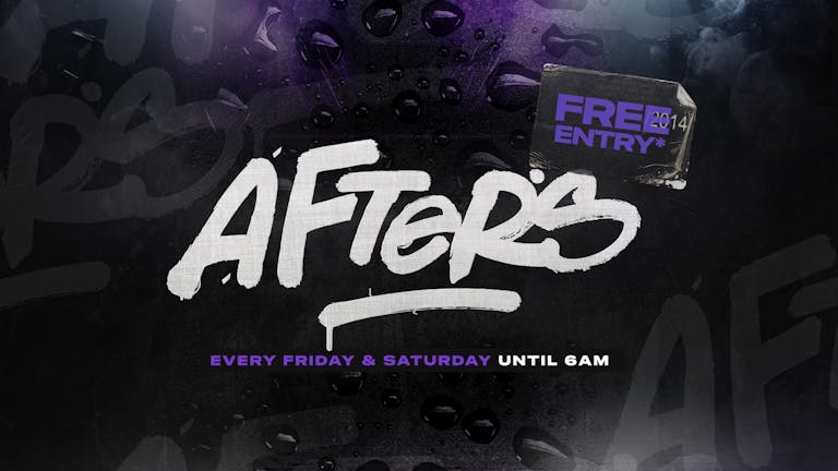 Afters 6AM Party | Every Saturday at Roper 
