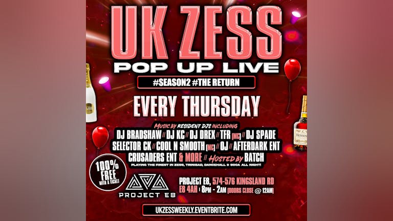 UK ZESS Pop Up Live: The Return #Season 2