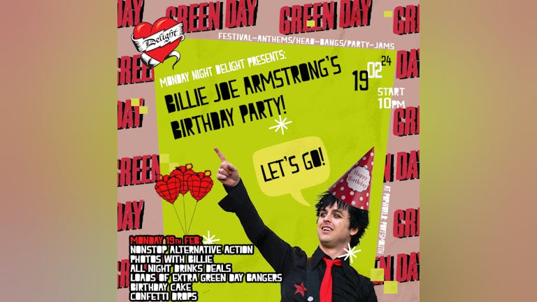 Delight: Billie Joe Armstrong's birthday party!