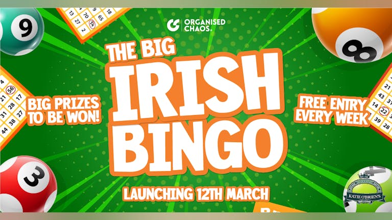 The Big Irish Bingo | Katie O'Brien's Irish Tavern
