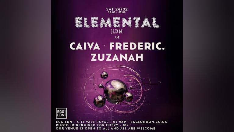 Elemental Pres: Cavia, Frederic.,  & ZUZANAH 