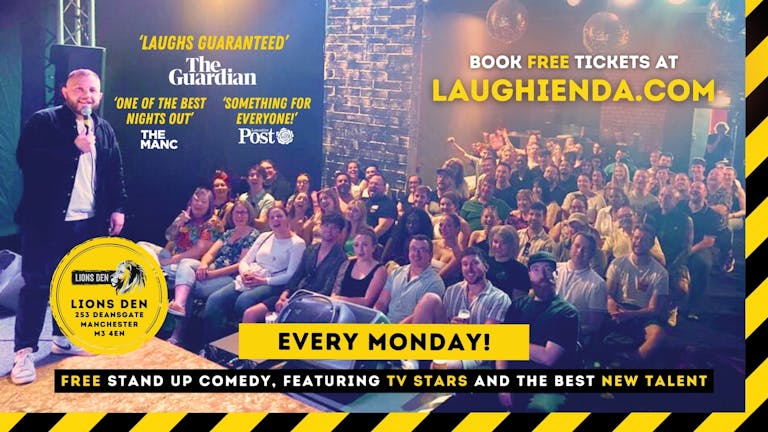The Laughięnda Comedy Club | Deansgate | 8th Apr 24