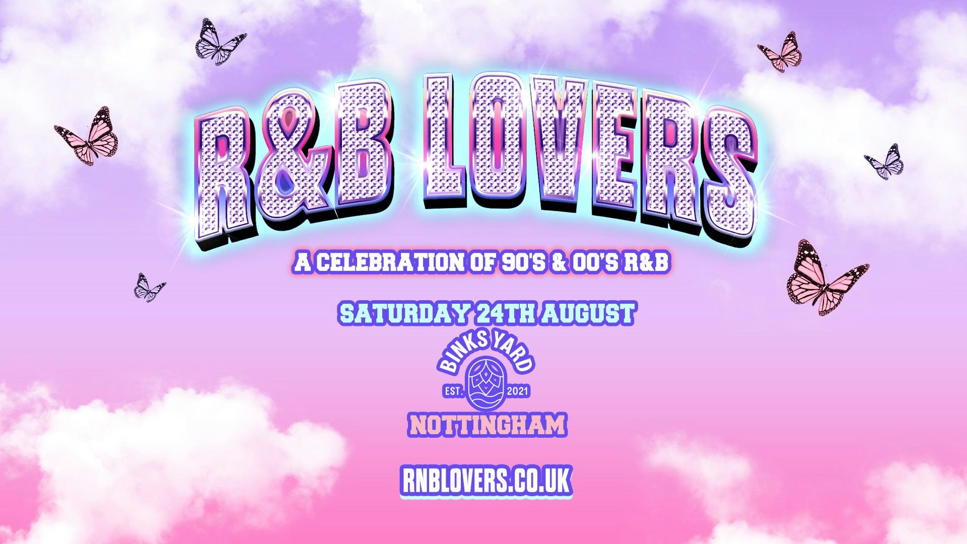 R&B Lovers – Saturday 24th August – Binks Yard [TICKETS OVER 80% SOLD OUT!]