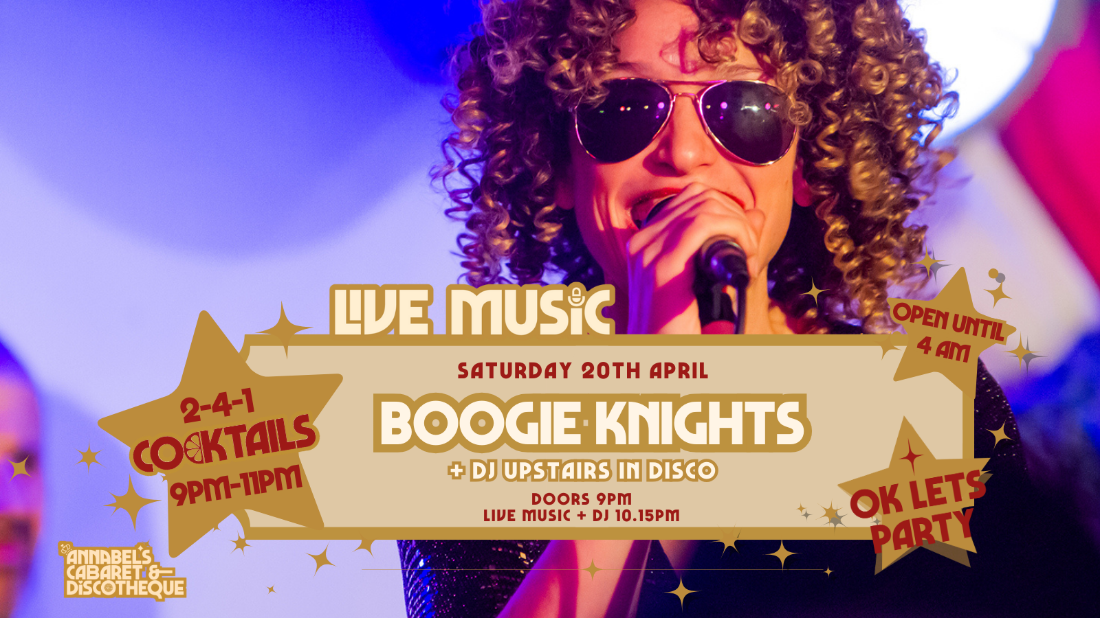 Live Music: BOOGIE KNIGHTS// Annabel’s Cabaret & Discotheque