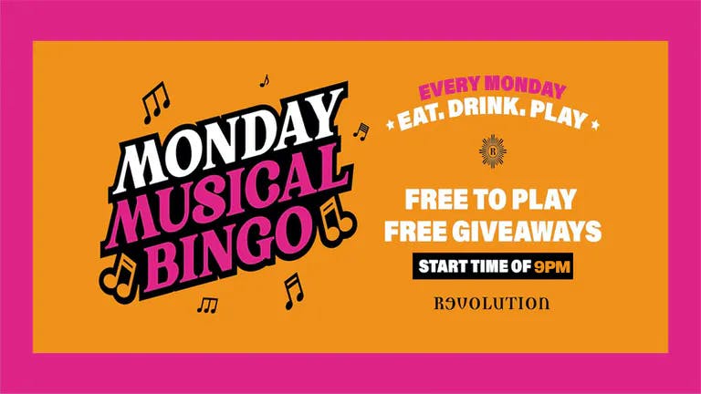 Monday Music Bingo @ Revolution Southampton