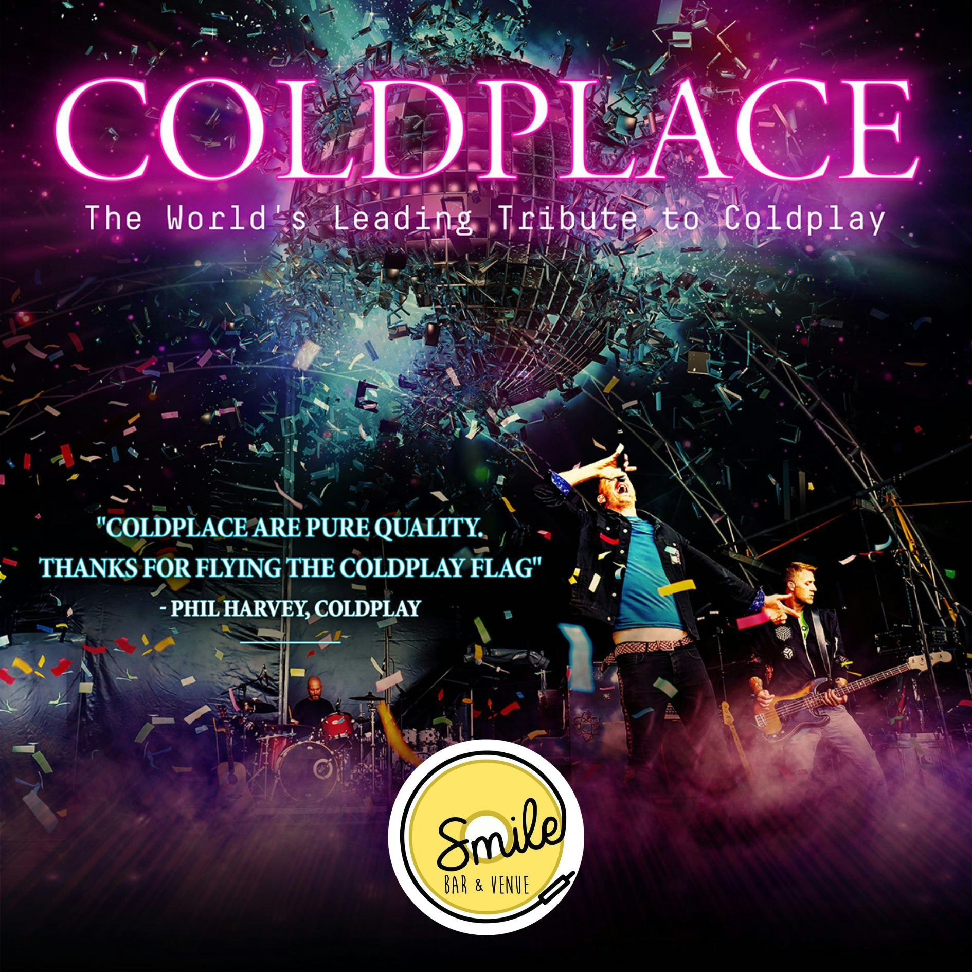 Coldplace – The World’s Leading Tribute to Coldplay